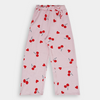 Cherry Print Cord Set Trouser
