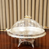 Silver Dome  Cake Serving Dish