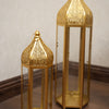 Moroccan Gold Candle Lanterns