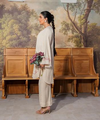 2PC - Crepe Silk Suit - Kross Kulture 