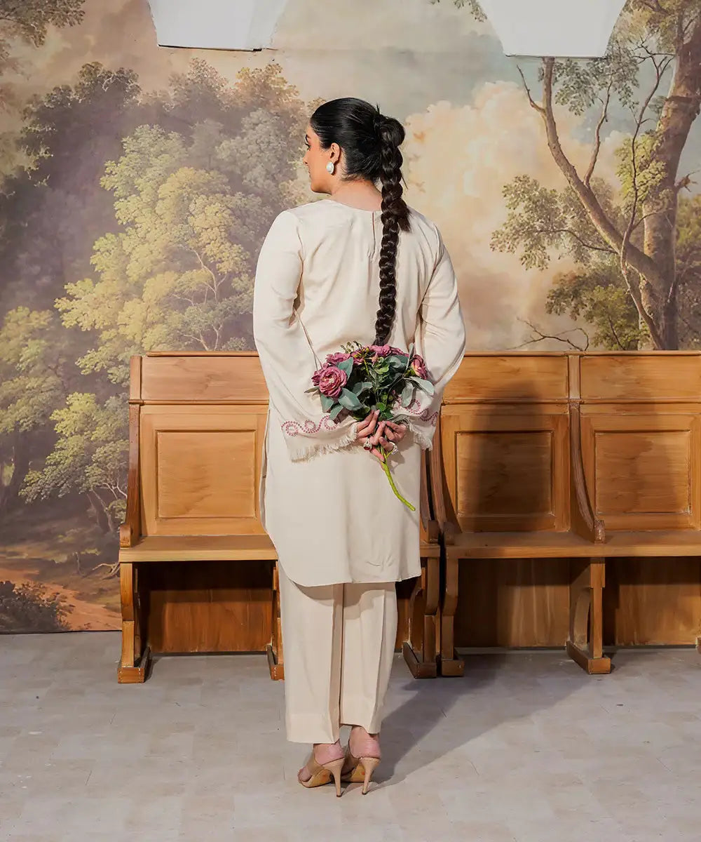 2PC - Crepe Silk Suit - Kross Kulture 