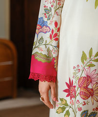 2PC - Printed Silk Lawn - Kross Kulture 