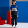 Contrast Paneled Polo