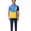 Men Contrast Panel Polo