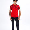 Floral Print Polo Shirt
