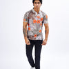 Men Floral Polo Shirt