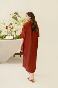 Embroidered Yarn Dyed Cotton Shirt - Kross Kulture 