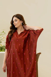 Embroidered Yarn Dyed Cotton Shirt - Kross Kulture 