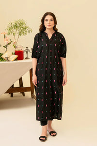 Embroidered Yarn Dyed Cotton Shirt - Kross Kulture 