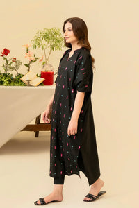 Embroidered Yarn Dyed Cotton Shirt - Kross Kulture 