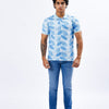Floral Printed Polo Shirt