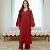 2Pc - Embroidered Khaddar Suit