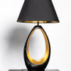 Infinity Glow Table Lamp - Black & Gold