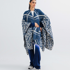 Ladies Floral Print Cape Shawl