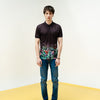 Floral Print Polo