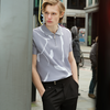 Quarter Zip-Up Polo Shirt