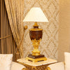 Majestic Urn Traditional Table Lamp - Gold & Brown