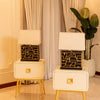 Architect's Glow Trendy Resin Table Lamp