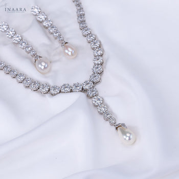 Diamond Style Necklace Set