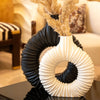 Ripple Circle Decorative Vase