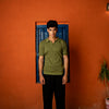 Olive Green Drop Needle Polo