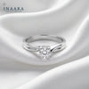 Dual Line Solitaire Ring