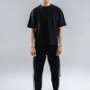 Crew Neck Jacquard T-Shirt