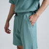 Relaxed-Fit Textured Jacquard Shorts