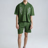 Jacquard Cropped Shirt