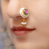 Ruby Motif Nose Clip