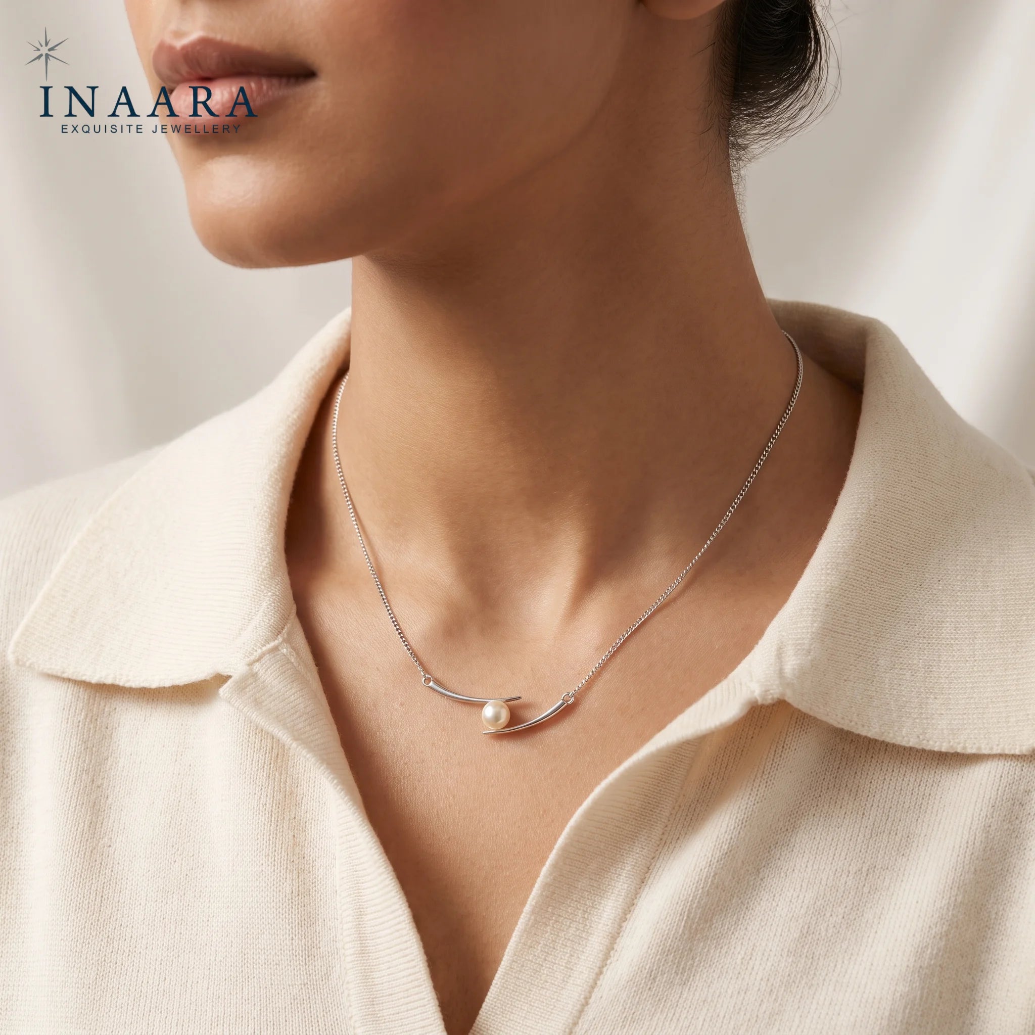 Embrace Pearl Mini-Necklace