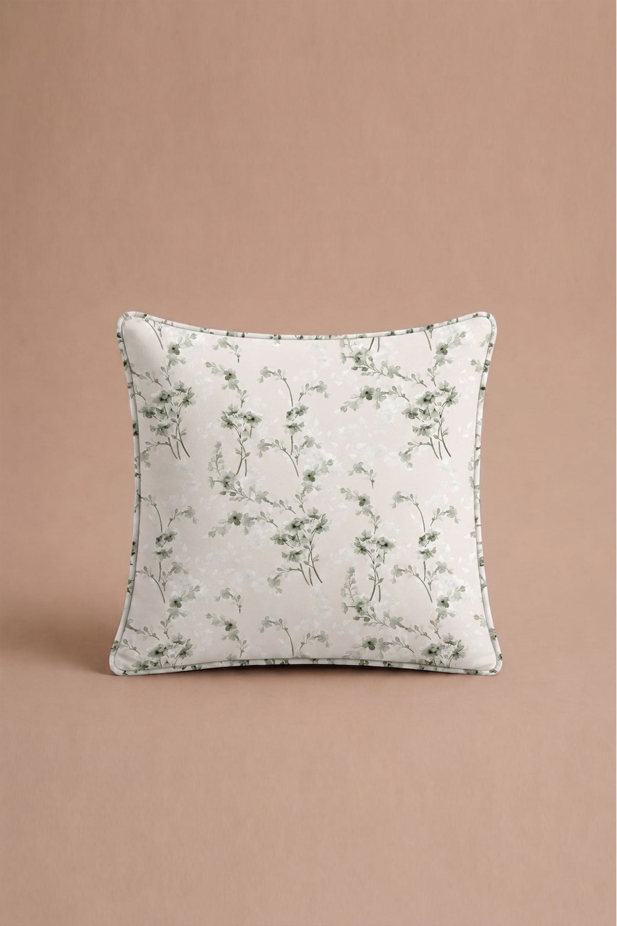 Emerald Oasis Percale Cushion Cover