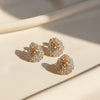 Ovalcone Champagne Pendant Set