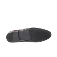 ST-05-Snake Brown Cow Leather Horse bit Formal - DeVogue