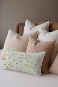 Floral Cipher Percale Cushion Cover – view 6