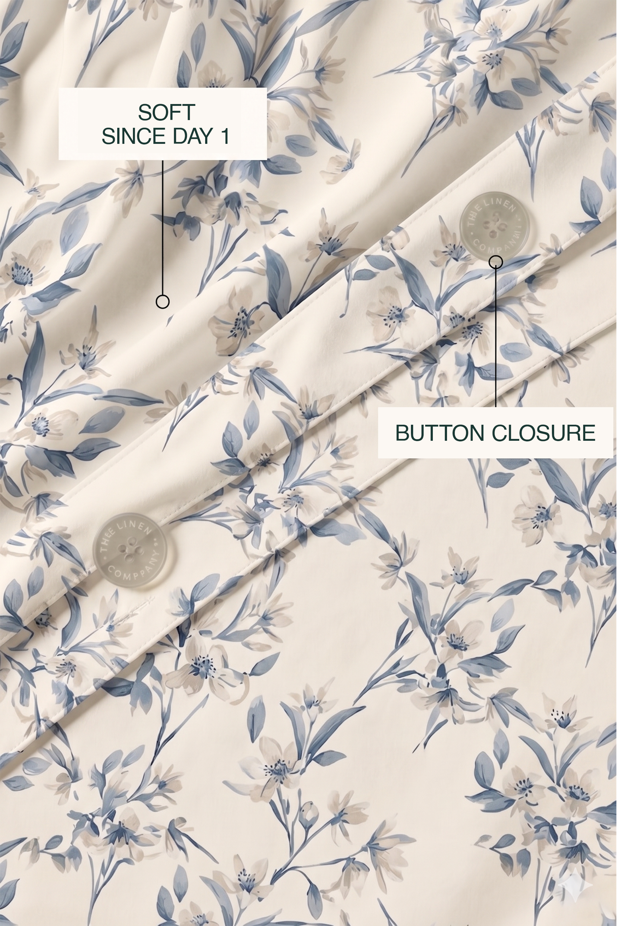 Foraged Flora Sateen Duvet Cover Set – view 2