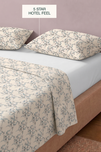 Foraged Flora Sateen Bed Sheet Set – view 2