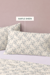 Foraged Flora Sateen Bed Sheet Set – view 4