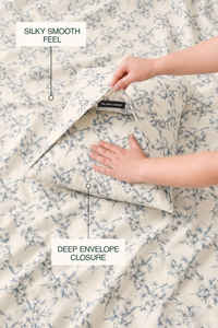 Foraged Flora Sateen Bed Sheet Set – view 3
