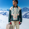 Teal Corduroy Bloom Jacket
