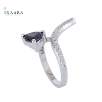 Elegant Garnet Ring