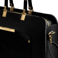 Allenora Black women's laptop & office bag in black by Bag X