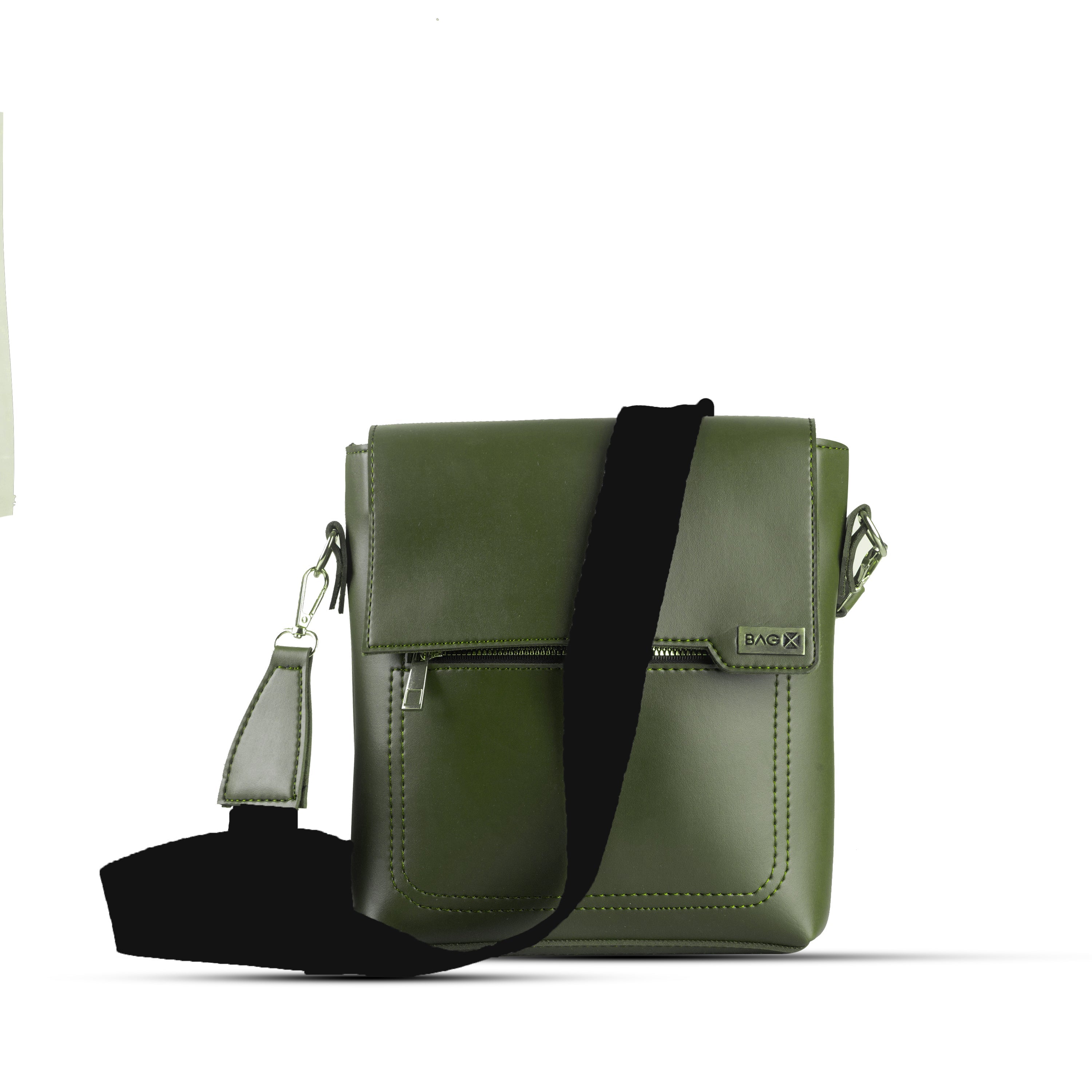Quest Green women's crossbody bag in green by Bag X