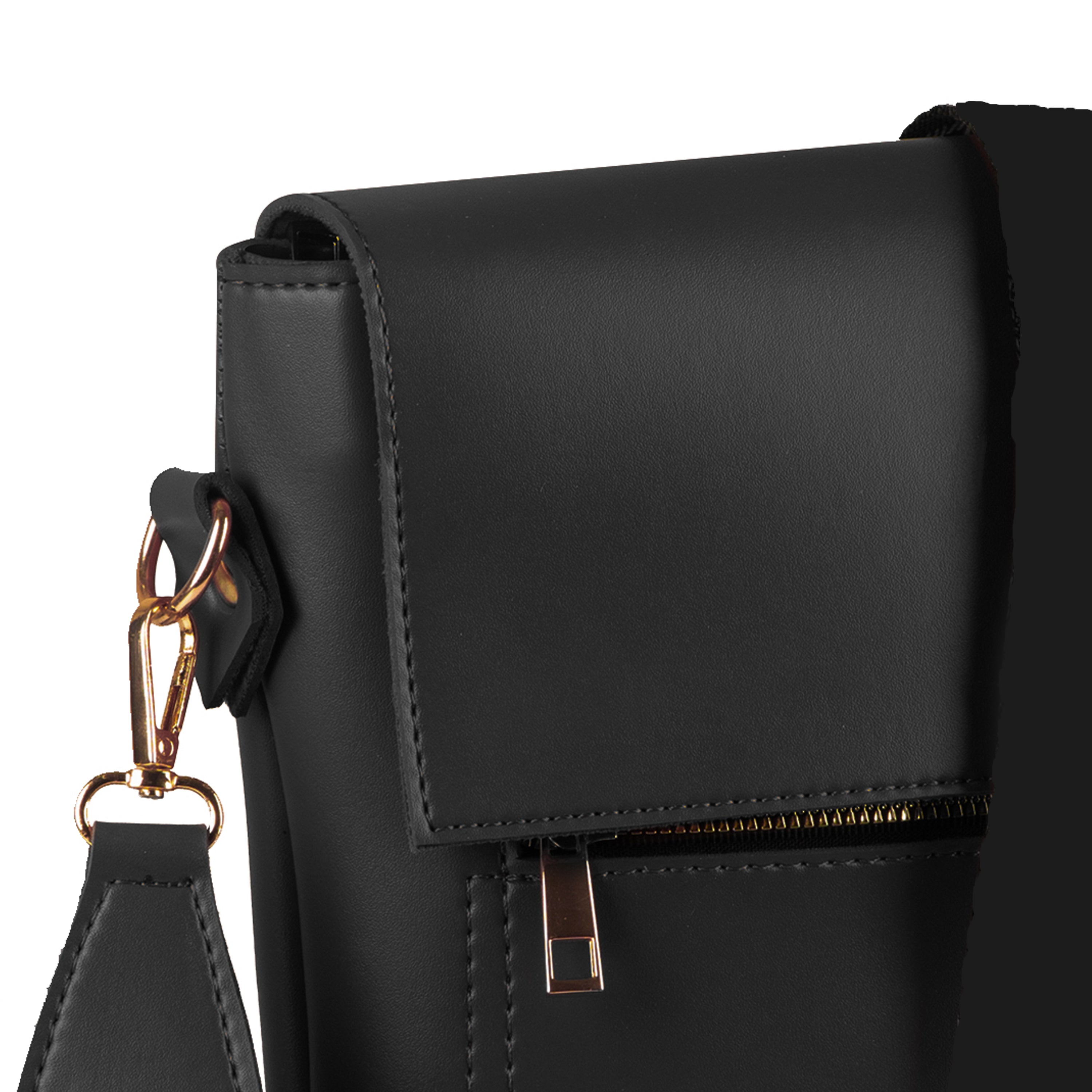 Quest Black women's crossbody bag in black by Bag X