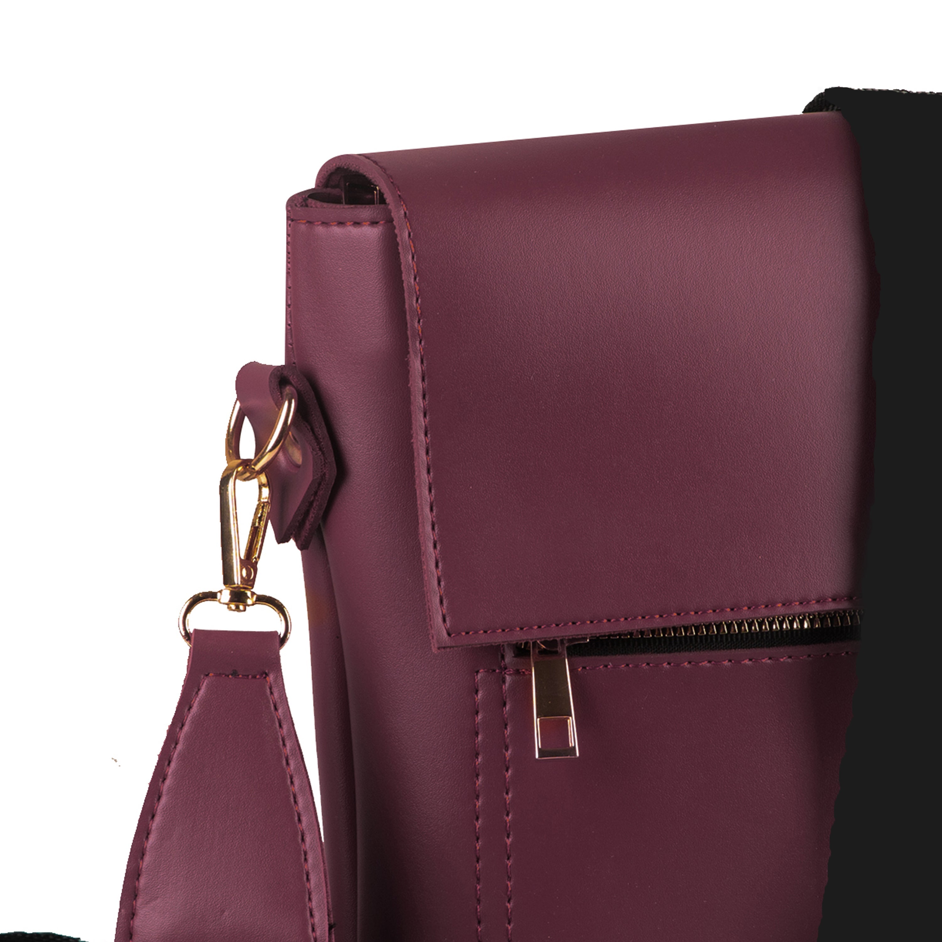Quest Maroon women's crossbody bag in maroon by Bag X