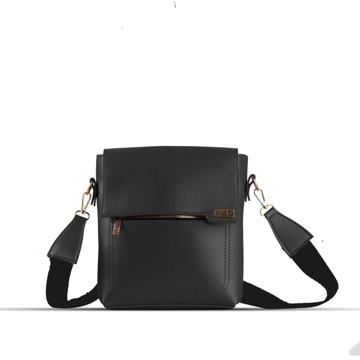 Quest Black women's crossbody bag in black by Bag X