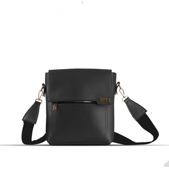 Quest Black women's crossbody bag in black by Bag X