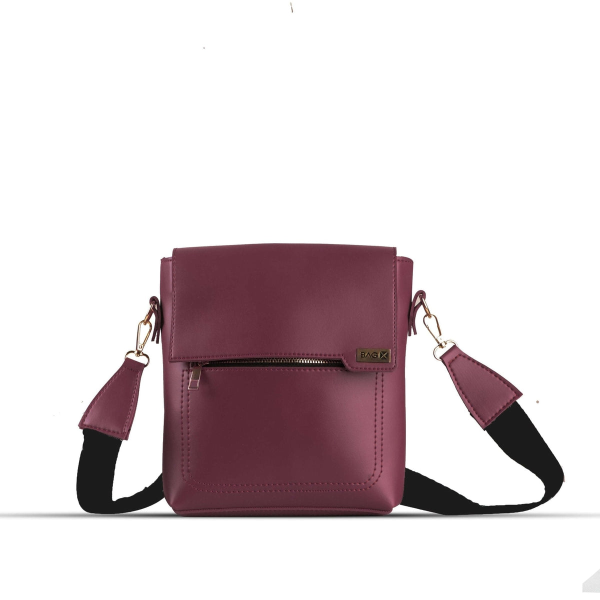 Quest Maroon women's crossbody bag in maroon by Bag X