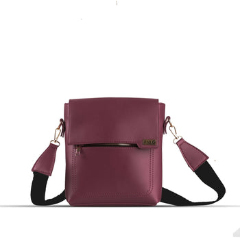 Quest Maroon women's crossbody bag in maroon by Bag X