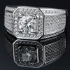 Men'S Hip-Hop Ring 1 Carat